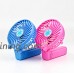 Vanki 1 PCS Portable Mini USB / Battery Fans Hand-held Persional Fan for Indoor or Travel  Pink - B0719PZWWF